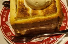 Ice Cream Honey Thick Toast