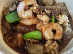 三鲜焖子-大连湾旭日·家宴·海肠捞饭(马栏广场店)