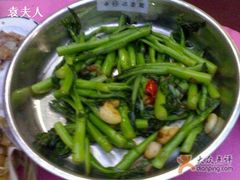 生炒菜心，好似都係10几蚊，d菜心好老啊-荷香居(洞企石路店)