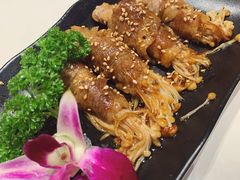 金针菇鸡肉卷-无限双拼照烧双拼饭(和平店)