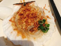 蒜泥粉丝蒸扇贝-无招牌海鲜餐厅(滨海艺术中心店)