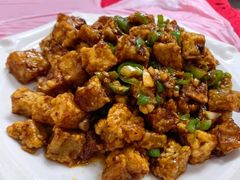 尖椒炒茄丁-乐乐餐厅(湘子庙街店)