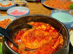 -明洞阿姨·韩式酱蟹烤肉·创意料理(三元桥店)