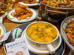 -东来菜馆•手抓海鲜家常菜•海鲜锅贴(鸽子窝店)