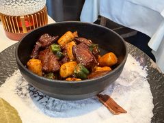 火焰安格斯牛肉粒-桂满陇·杭州小馆(巴黎春天浦建店)
