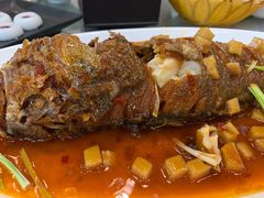 干烧大黄鱼-丰泽园饭店