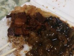 扒肉鱼香肉丝盒饭-胖姐盒饭(通达街店)