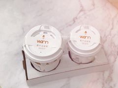 热拿铁（燕麦奶）-Cafe on warm(丹霞店)