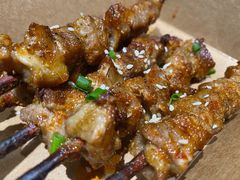 新疆柳枝羊肉串-蛙喔炭烧牛蛙(盐城盐都万达店)