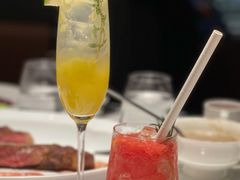 玫瑰西柚气泡饮-THE WANG王品(上海中心云端店)