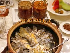 砂锅焗东海大黄鱼-人间采蜜(海信广场店)