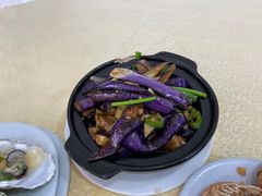 咸鱼茄子煲-源海渔村·现捞海鲜(大角湾店)