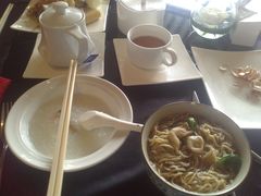 自助早餐汤面与白粥-苏州吴宫泛太平洋酒店