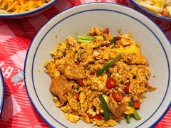 香醋炒土鸡蛋-荆九爷爆炒桥头三嫩(浙大店)