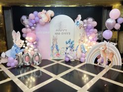 -小鲤鱼生日气球派对会场策划布置