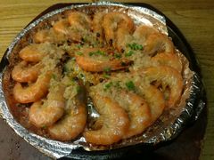 蒜蓉铁板烤虾-热度餐厅(老佛爷店)