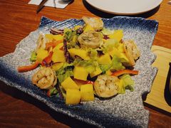 烤虾芒果沙拉-澳骄 Aussie Kitchen·手工披萨·西餐(国大店)