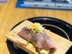 火男和牛榴莲握-今崎烧·关西寿喜烧专门店(永庆坊店)