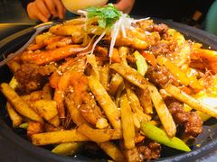 干锅排骨虾-蓉幸会川菜(苏宁广场店)