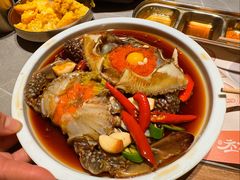 草家招牌酱油蟹-草家酱蟹炭火烤肉店(珲春南路一店)