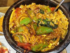 鱿鱼石锅拌饭-牛人·雪花牛·木炭烤肉(昆山陆家店)