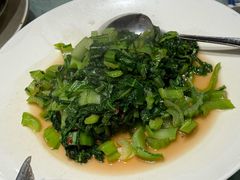 清炒芥菜-仙店农庄(湖景农庄餐厅)
