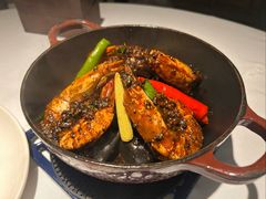 榄油黑胡椒大虾-狮拾久·现代新加坡料理(壹方城店)
