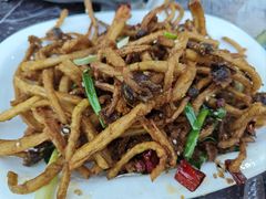 干煸茶树菇-小杨酒家(华苑小区店)