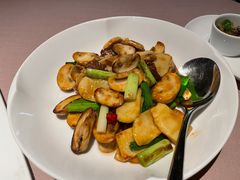 蘑菇炒冬笋-新荣记(南京西路店)