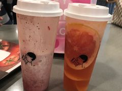 满杯红柚-喜茶(上海正大广场店)