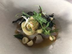 名字忘记之超好吃的一道蔬菜海鲜菜-码头餐厅