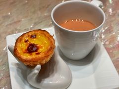 奶茶配蛋挞-8餐厅(新葡京酒店)