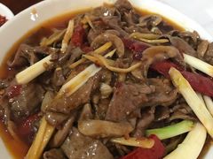 爆炒羊肝-野狗羊肉汤