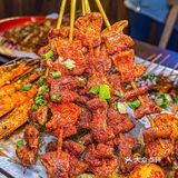 一家藏匿在十八梯对面石灰市得鲜烧烤店