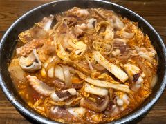 泡菜煎八爪鱼-烧货·活海鲜炭烧(湖滨商业街店)