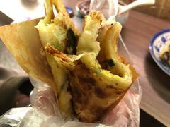 韭菜油酥蛋饼-老客满蛋饼(双塔市集店)