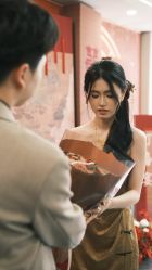 -桃子造型婚纱礼服(凤起广场店)