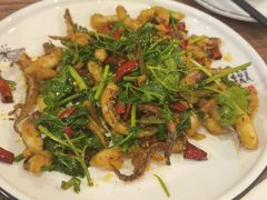 干煸鱿鱼-明海妈妈菜(大连外国语学院店)