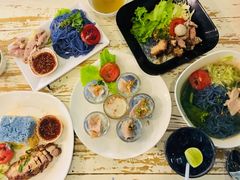 -蝶豆花蓝面条