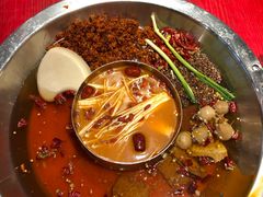 谭血鸭红锅底-谭鸭血老火锅(漳州路店)