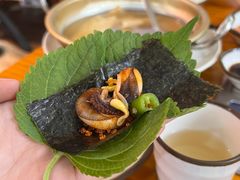 紫苏叶-红辣椒八爪鱼特色韩国料理