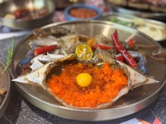 -草家酱蟹炭火烤肉店(珲春南路二店)