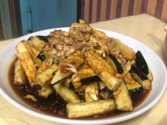 蛤蜊肉拌茄子-华春餐馆(鱼山路店)