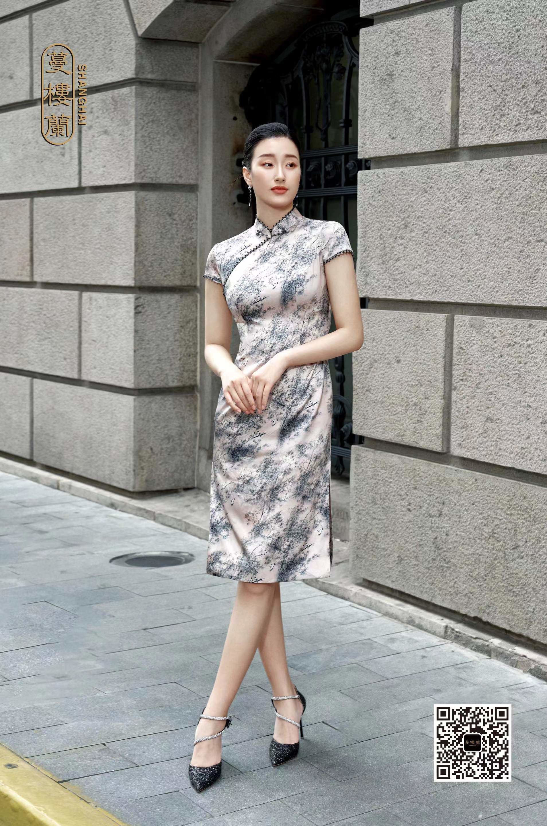 日常旗袍怎么穿?