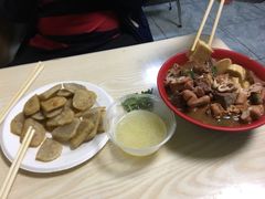 -老红桥炸灌肠牛肚锅烧烤(定福庄店)