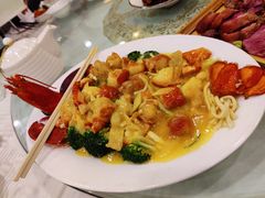 上汤伊面焗龙虾-江南村酒家