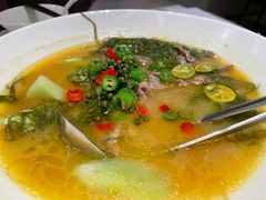 烧椒酸汤福山牛肉-闻见中国海南菜(K11店)