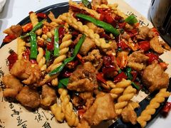 干煸辣子鸡-老镇春饼(济宁万达店)