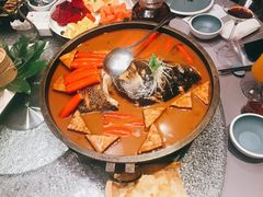 辣不辣鱼头泡饼-梧桐北京烤鸭·铜锅涮肉(海岸城店)