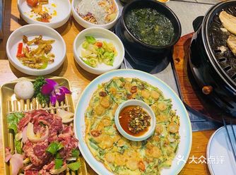 店名:百年玉韩国料理炭火烤肉 位置：前程小区48栋1